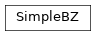 Inheritance diagram of tenpy.models.lattice.SimpleBZ