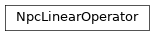 Inheritance diagram of tenpy.linalg.sparse.NpcLinearOperator