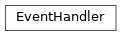 Inheritance diagram of tenpy.tools.events.EventHandler