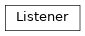 Inheritance diagram of tenpy.tools.events.Listener